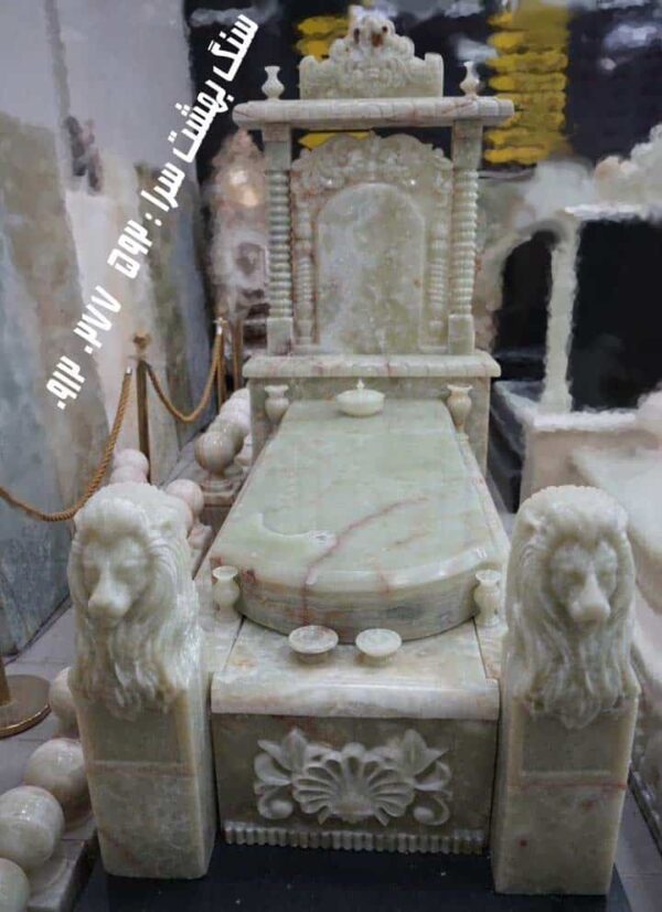 سنگ قبر مرمر سبز کد 150