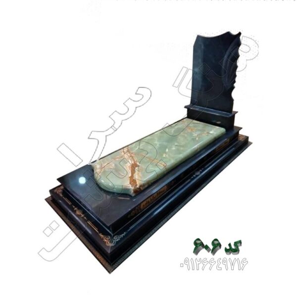 سنگ مزار مرمر سبز کد 606